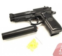 Игрушка металлический пневматический пистолет AIRSOFT GUN С.19+ 