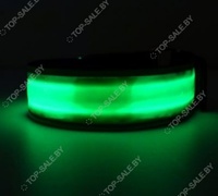 Фликер светодиодный Led security belt slap bracelets цвет: зеленый