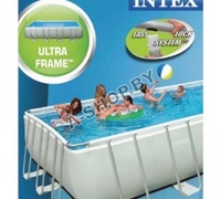 Каркасный бассейн Intex 54984 Rectangular Ultra Frame Pool ,732х366х132см 