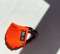 Повязка лицевая многоразовая дизайнерская Defender Orange