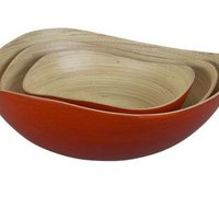 набор столовой посуды из бамбука, 3 чаши  Vero Arancia Tavola Set R3