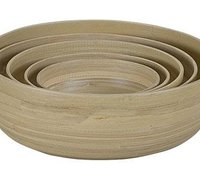 набор столовой посуды из бамбука, 5 чаш 1-в-1  Vero Natura Milano Set R3