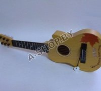 Детская гитара со струнами и медиатором Music Guitar (код. 0047)
