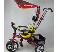 Детский трехколесный велосипед Super Trike A19-02B-1 цвет: красный "0012" 