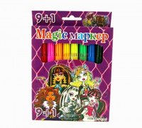 Волшебные фломастеры, маркеры Magic  Маркер  Мэджик Маркер 9 + 1 аналог Magic Pens (Мэджик Пенс) "0027"