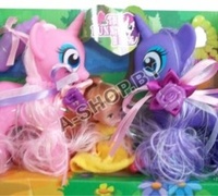 Набор игрушек маленькая девочка и лошади The Funny Horse для девочек "047" F8819 