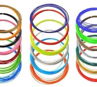 Цветной ABS-пластик для 3D ручек, 5 цветов на выбор по 10 м
