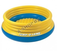 Игровой центр батут желто-синий 203х69 см Intex 48267