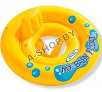 Надувной детский круг-ходунки "My baby Float" Intex 59574, 67см