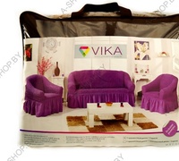 Чехол для мягкой мебели VIKA 3-х местный диван + 2 кресла