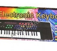 Детский электронный синтезатор пианино с микрофоном арт.3738S 37 KEy Electronic Keyboard "047" 