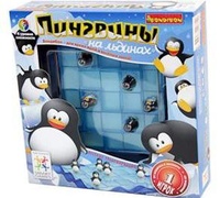 Логическая игра Bondibon  Пингвины на льдинах