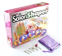 Маникюрный набор Salon Shaper для маникюра и педикюра Салон Шейпер с 5 насадками  