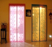Дверная антимоскитная сетка с рисунком, разные цвета 90 х 210 см 