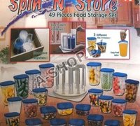 Набор контейнеров Spin and Store (Спин энд Сторе) из 49 предметов 