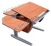 Набор универсальной мебели: стол, стул  (СУТ.14-02) (серый,яблоко) "TEX"